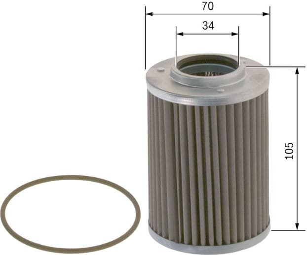 Hydraulic Filter, automatic transmission F026404006 - image 6
