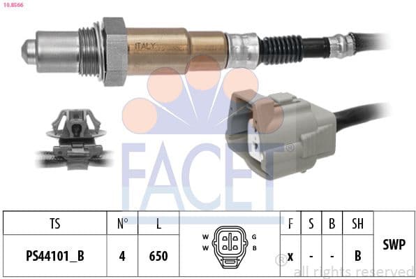 Oxygen Sensor Made in Italy - OE Equivalent 10.8566