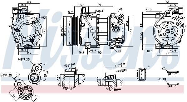 Compressor, air conditioning ** FIRST FIT ** 891097 - image 7