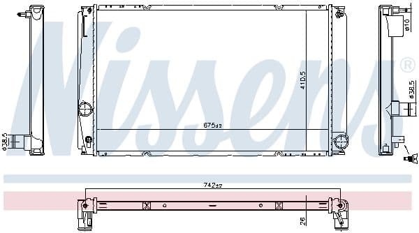 Radiator, engine cooling 606818 - image 4