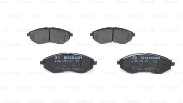 Brake Pad Set, disc brake 0986424818 - image 3