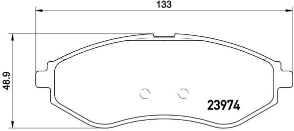 Brake Pad Set, disc brake PRIME LINE P24048