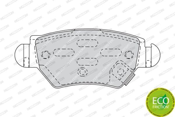 Brake pads rear, Top Quality FDB1294 - image 2