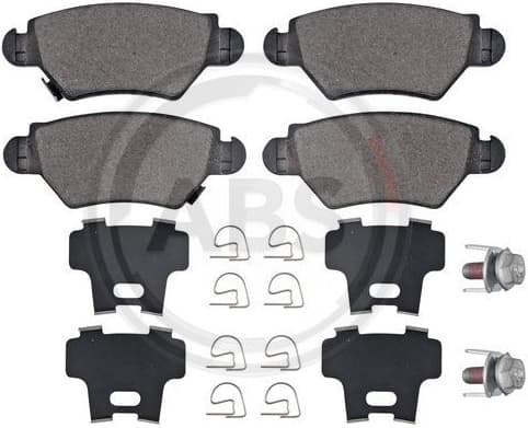 Brake Pad Set, disc brake 37059