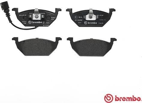 Brake pads front, Top Quality P85072 - image 2