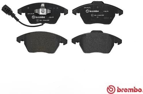 Brake pads front, Top Quality P85075 - image 2