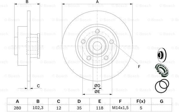 Brake Disc 0986479271 - image 5