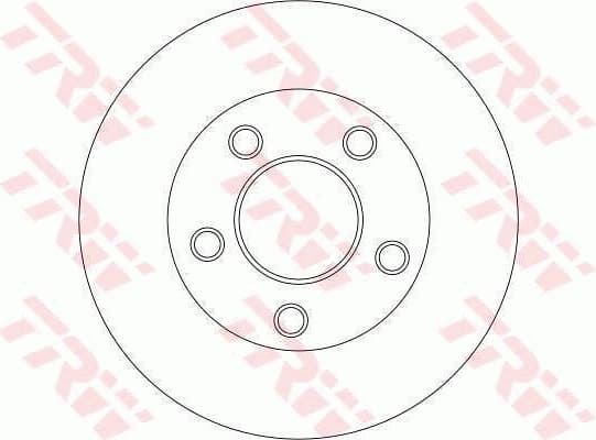 Brake Disc TRW SINGLE DF4273S - image 2