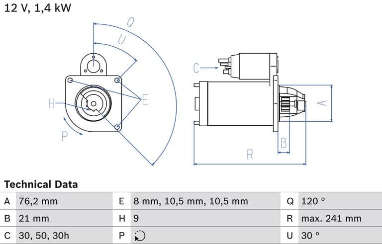 Starter 0986014900 - image 2