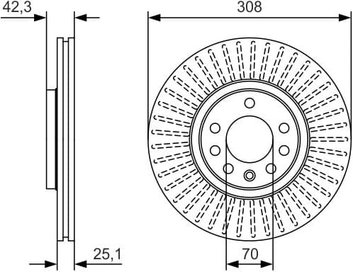 Brake Disc 0986479W59 - image 3