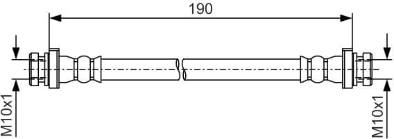 Brake Hose 1 987 481 A11 - image 2