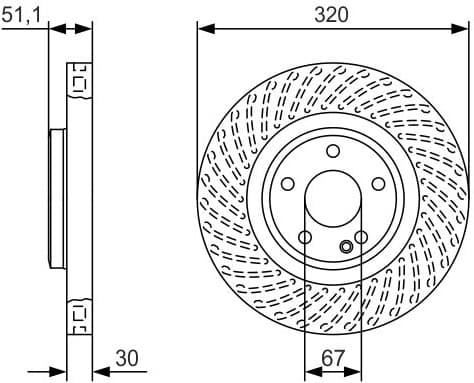 Brake Disc 0986479A59 - image 2