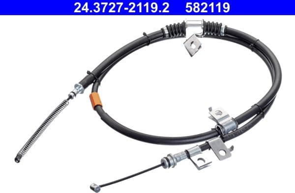 Cable Pull, parking brake 24.3727-2119.2 - image 2