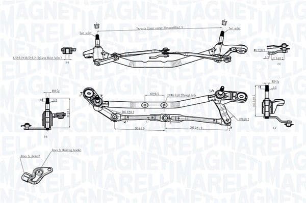 Wiper Linkage 085570725010
