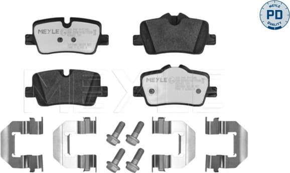 Brake Pad Set, disc brake MEYLE-PD: Advanced performance and design. 025 214 2117/PD