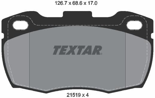 Brake Pad Set, disc brake Q+ 2151902