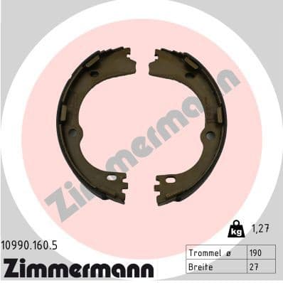 Brake Shoe Set 10990.160.5