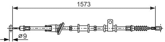 Cable Pull, parking brake 1987482399 - image 2