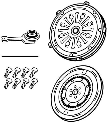 Clutch Kit DDC FULLPACK DMF 855303