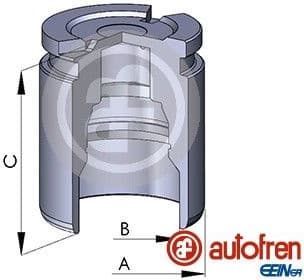 Piston, brake caliper D02519 - image 2