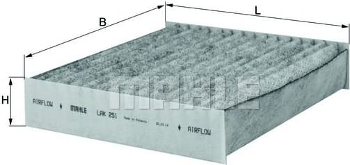 Filter cabin LAK251 - image 2