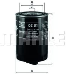 Filter oil OC51 . - image 2