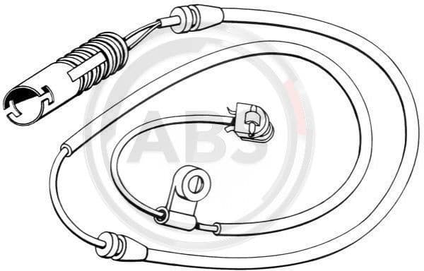 Brake pad wear indicator 39584