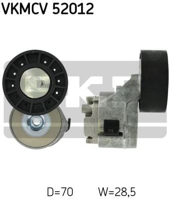 Tensioner belt VKMCV 52012