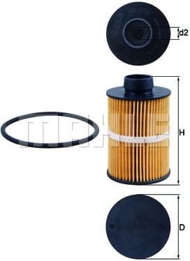 Filter diesel fuel KX208D