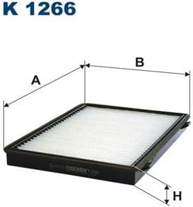 Filter, cabin air K1266