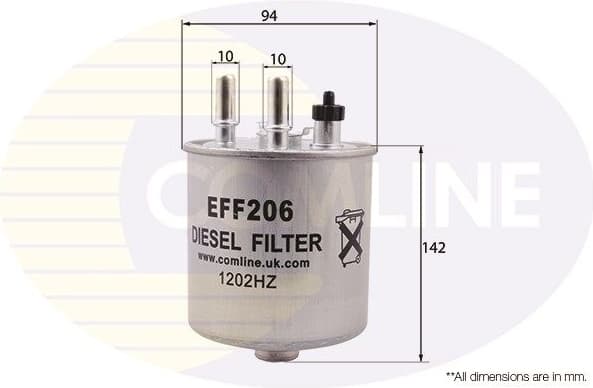 Filter diesel fuel EFF206 - image 2