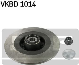 Brake disc with bearing, Top Quality VKBD1014