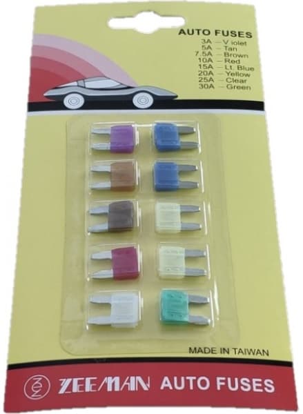 Saugiklių komplektas (mini). - SAUG-MINI-KOM (EU) - Autoera