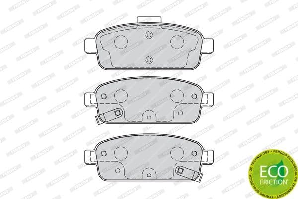 Brake pads rear, Top Quality FDB4265 - image 3