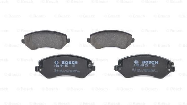 Brake Pad Set, disc brake 0986494357