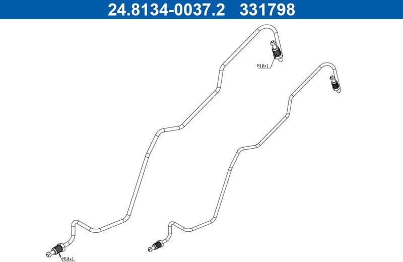Brake Line 24.8134-0037.2