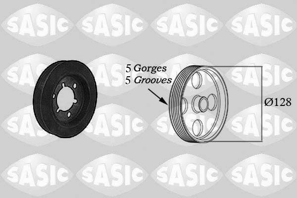 Belt Pulley, crankshaft 2150025