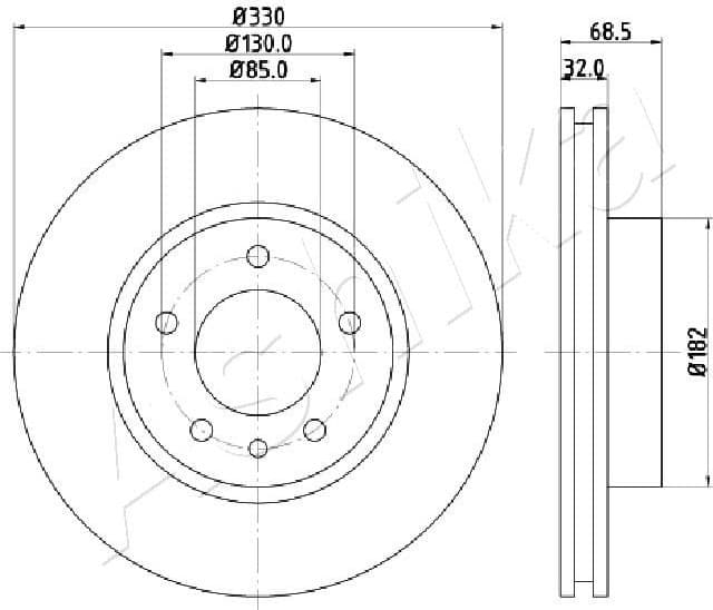Brake Disc 60-00-0957