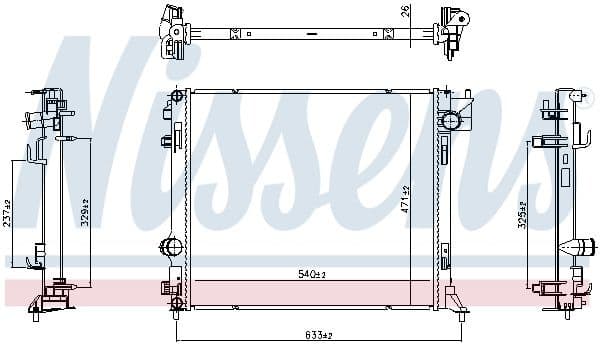 Radiator, engine cooling 607087 - image 5