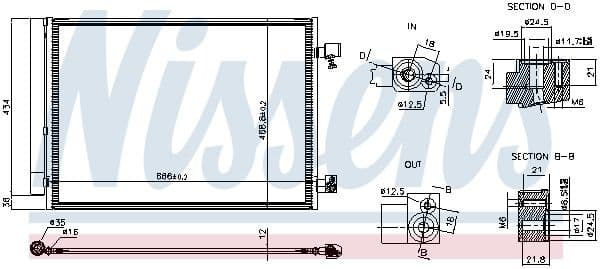 Condenser, air conditioning ** FIRST FIT ** 941345