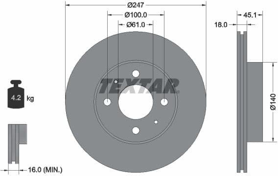 Brake Disc 92091000