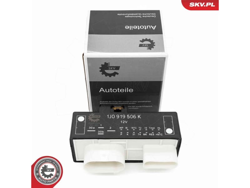 Control Unit, electric fan (engine cooling) 96SKV344