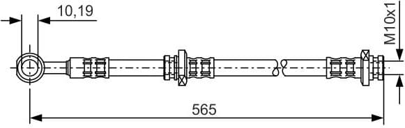 Brake Hose 1 987 476 132 - image 2