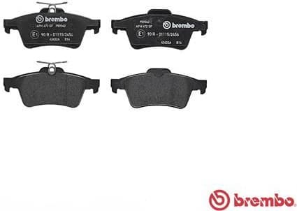 Brake pads rear, Top Quality P59042 - image 2