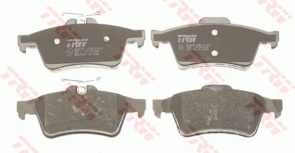 Brake pads rear, Top Quality GDB2086 - image 3