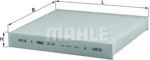 Filter cabin LA119 - image 2