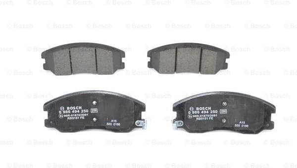 Brake Pad Set, disc brake 0986494250