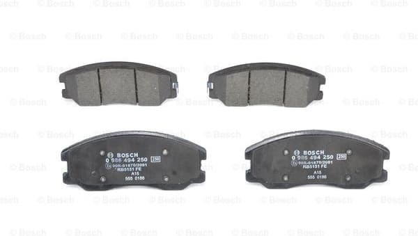 Brake Pad Set, disc brake 0986494250 - image 3