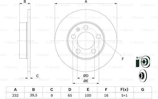 Brake Disc 0986478868 - image 5