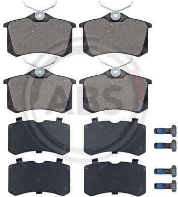 Brake pads rear 36623